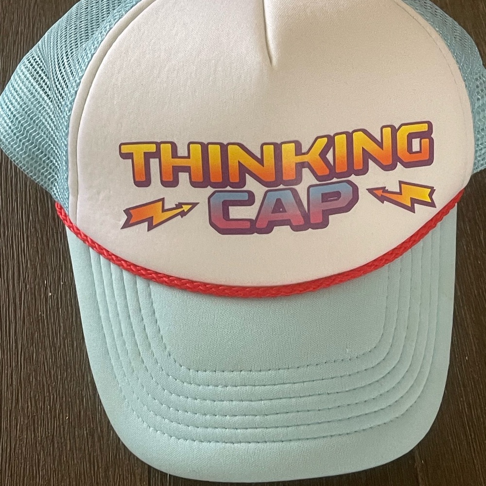 Stranger things Thinking Cap Hat - Blue and White